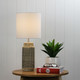 Table Lamp E27 42W 520mm White and Beige Table Lamp E27 42W 520mm White and Beige